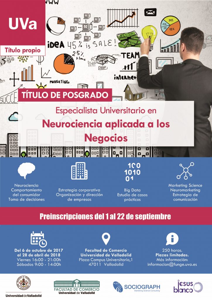 NUEVO TITULO PROPIO EN LA FACULTAD DE COMERCIO: ESPECIALISTA UNIVERSITARIO EN NEUROCIENCIA APLICADA A LOS NEGOCIOS