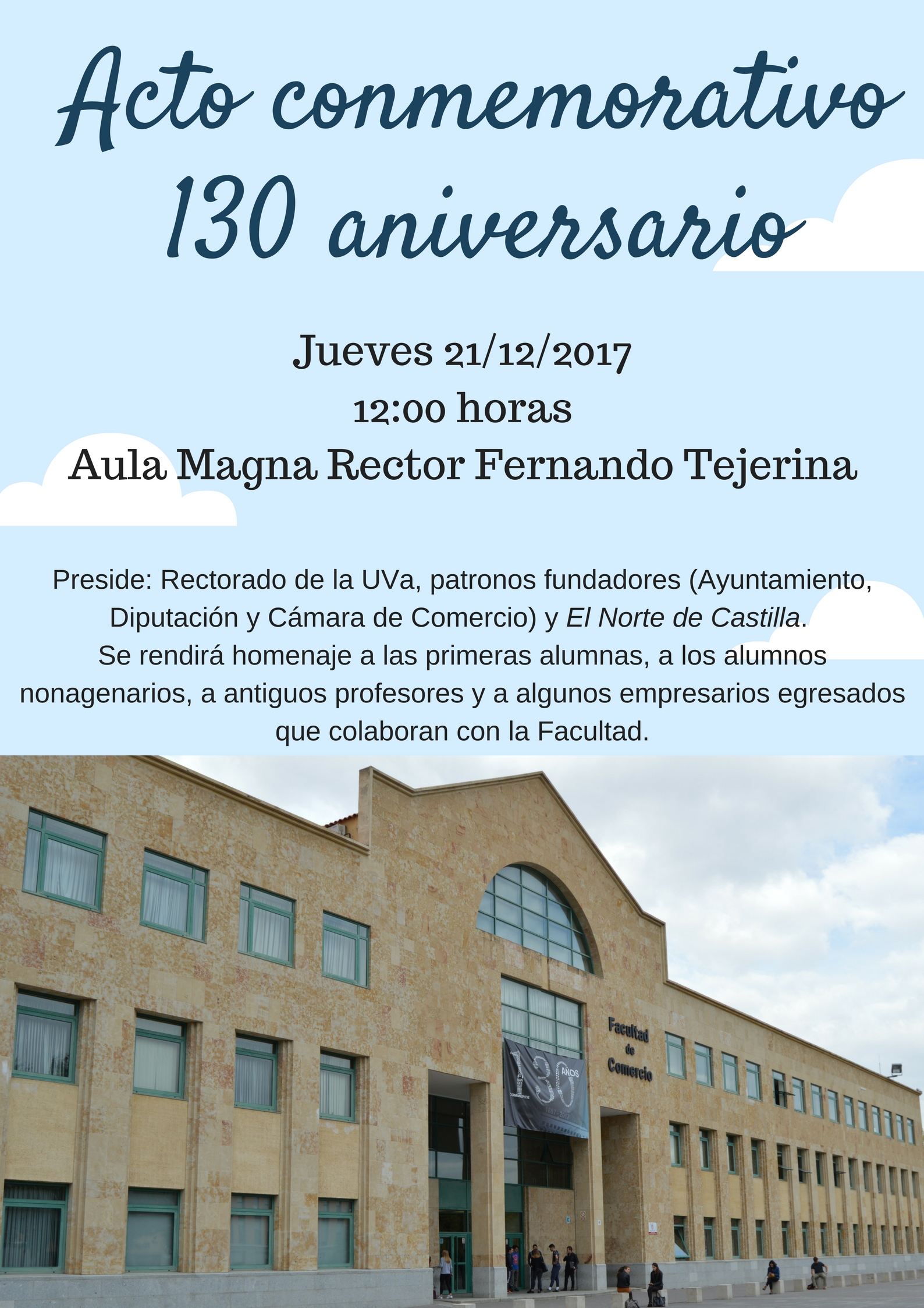 130 aniversario Facultad de Comercio