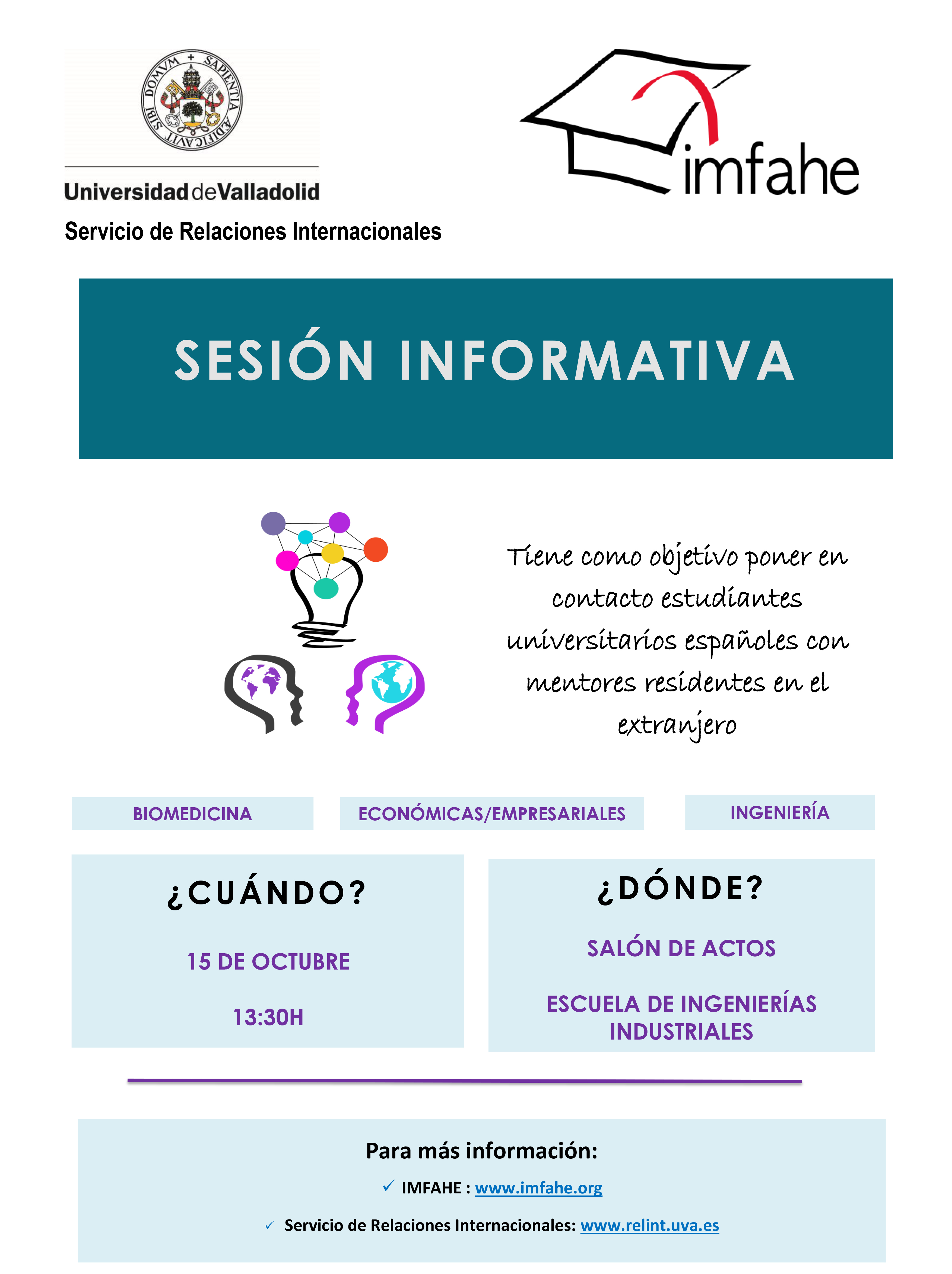 SESIÓN INFORMATIVA MENTORADO INTERNACIONAL IMFAHE