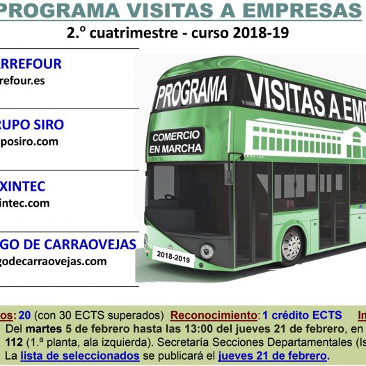 Programa visitas a empresas: Pago de Carraovejas
