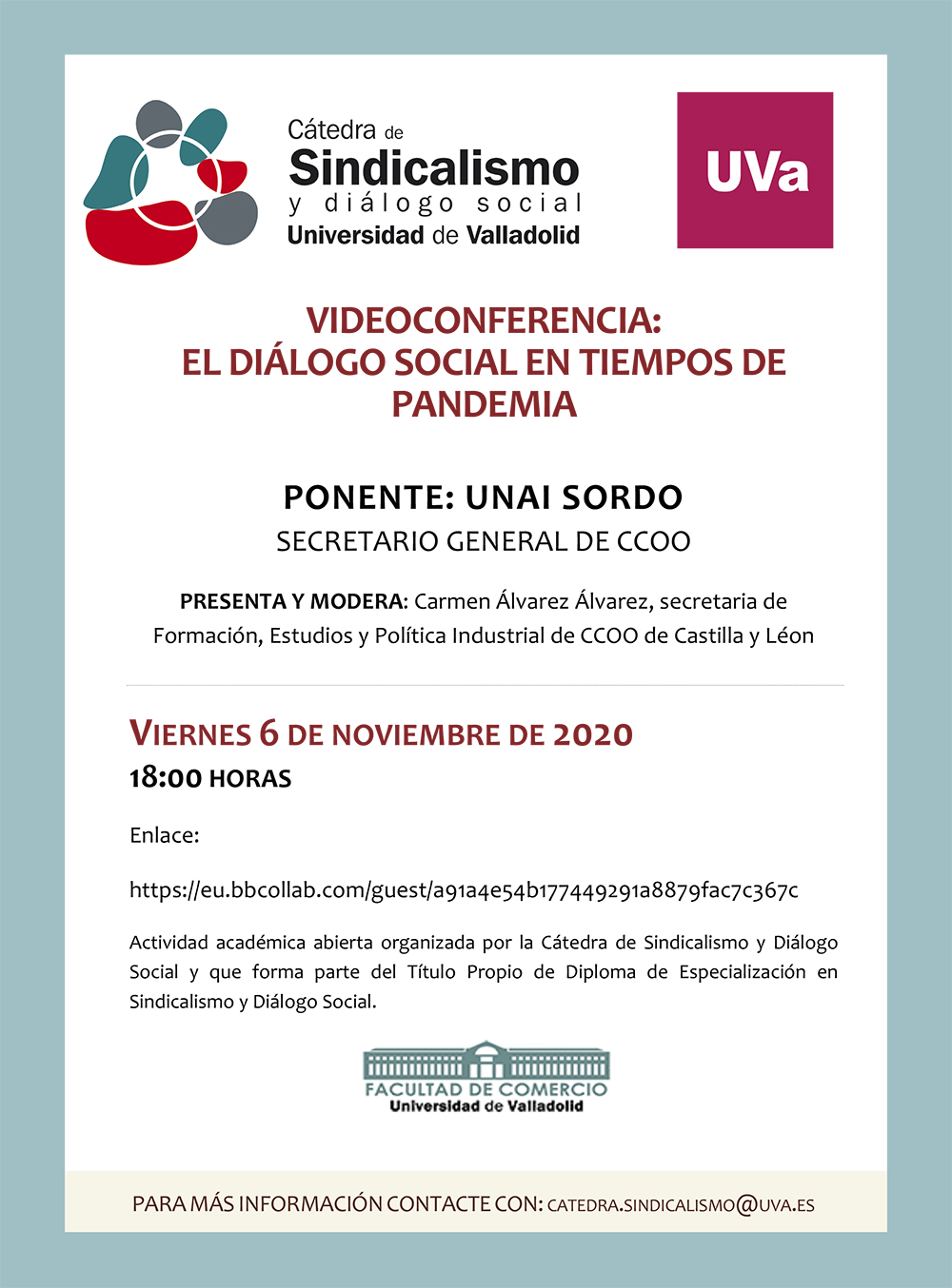 Videoconferencia UNAI SORDO CCOO