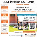 Oferta cursos del Centro de Idiomas de la UVa 2023-24