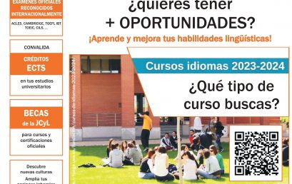 Oferta cursos del Centro de Idiomas de la UVa 2023-24