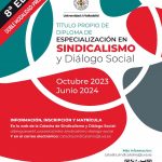 8ª edición. Título propio de especialización en Sindicalismo y Diálogo Social