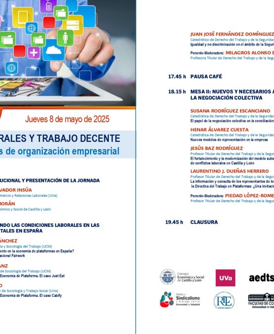 RELACIONES LABORALES Y TRABAJO DECENTE EN LAS NUEVAS FORMAS DE ORGANIZACIÓN EMPRESARIAL