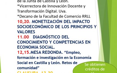 JORNADA LA ECONOMIA SOCIAL DE CASTILLA Y LEON Análisis de situación
